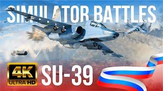 War Thunder [4K60FPS] SU-39 SIMULATOR BATTLES - DESTROYING BASES WITH BOMBES - EPIC FARM OF RUSSIA!!