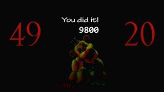 UCN 49/20 Completed On Console + Golden Freddy Cutscene