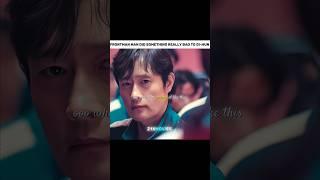 The front man did very bad things to Gi-hun people  #shorts #movie #trending #squidgame #1m