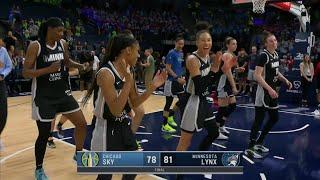 Post Game Dance Break Celebration By The Minnesota Lynx After Beating The #1 Team, Chicago Sky #WNBA