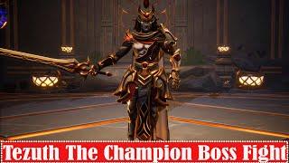 Stray Blade Tezuth The Champion Boss Fight