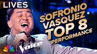 Sofronio Vasquez Performs "If I Can Dream" | The Voice Lives | NBC