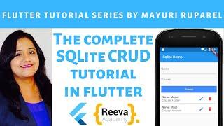 SQLite with Flutter | Learn Flutter with Mayuri Ruparel