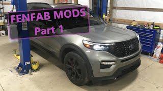 Adam's Explorer ST Gets FENFAB Parts! (Part 1 - Downpipes and Diff Brace w/ Thermal Exhaust)