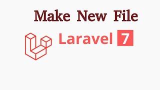 Laravel 7 tutorial #2 make first new file