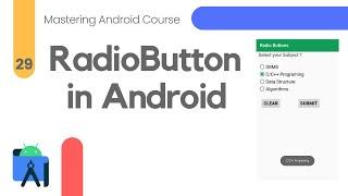 Radio Buttons in Android Studio - Mastering Android Course #29