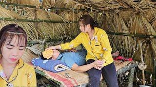 Engineer Thanh helped the girl work continuously without rest so he got sick