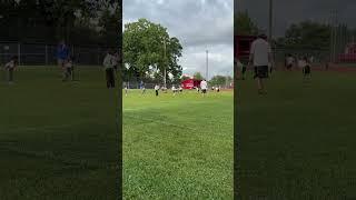 Easton Smith touchdown first play of first game #nfl #play60 #shorts  #BerrySanders #RandyMoss #usa