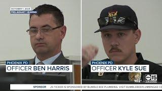 Phoenix police officers testify in controversial case