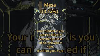 What your Warframe main says about you (Top 10 edition)  #warframe #warframegameplay #shorts #short