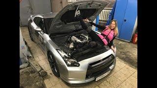 Наш Nissan GT-R круче Гордея и Гурама! Только пока не едет. Лиса Рулит. Елена Лисовская