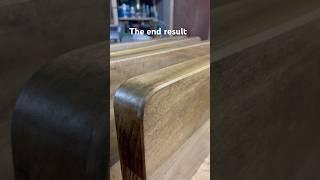 Rubio Monocoat Walnut Finish - came out nice!