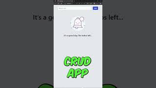 Don't miss this chance to build a Full CRUD App! #shorts