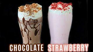 How To Make Strawberry and Chocolate Milkshake | Simple and Delish by Canan