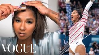 Gold Medalist Jordan Chiles's Olympic-Ready Makeup Routine | Beauty Secrets | Vogue