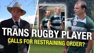 OFFSIDE! Rugby gender bender wants to silence Rebel News coverage of his behaviour