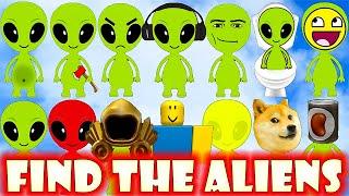 FIND the ALIENS *How to get ALL 80 Aliens and Badges* Roblox