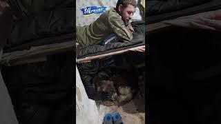 Так і живемо. Умови в нашому бліндажі. That's how we live. The conditions in our dugout. #shorts