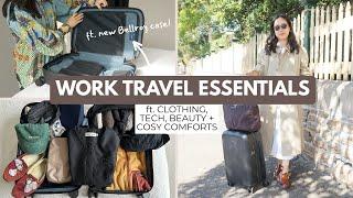 TRAVELLING LIGHT FOR WORK - Business Travel Essentials | What to Pack ft. Bellroy Transit Carry On