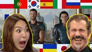 "GET HELP"- Thor and Ragnarok Scene Reaction in Different Languages [HD] in 2025