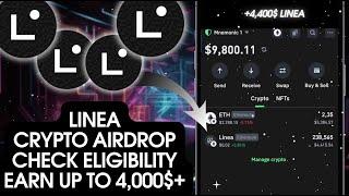 Linea Airdrop STARTED Now | Earn Up To 4,000$+ LINEA | Free Linea Crypto Airdrop Guide