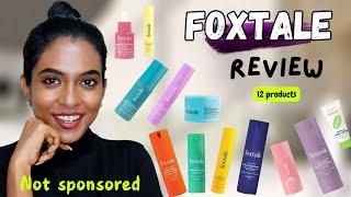 12 Foxtale Products Review | Honest Opinion - Not Sponsored | Serums, Moisturizer, Cleanser, Mask