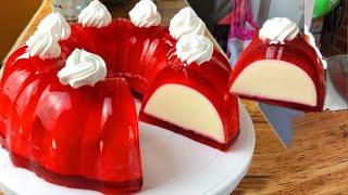 GELATINA RELLENA DE 3 LECHES (muy fácil)