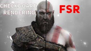 Checkboard Rendering vs FSR and DLSS/Which Upscale Resolution Technology is The Best?#playstationpro