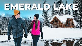 LIVING IN EMERALD LAKE's MOST BEAUTIFUL OFF GRID CABIN: Rocky Mountains of Canada // Nat and Max