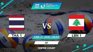 THA 1 - LBN 1/Quarter-Final/ 6th Asian U21 Beach Volleyball Championships 2025