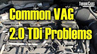 Common VW Audi Seat Skoda 2.0 TDi Problems  [Fault Guide]