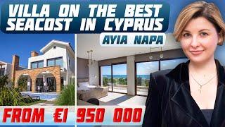 LUXURY VILLA TOUR - seafront properties in Cyprus | Buy villa in Ayia Napa | Cyprus real estate