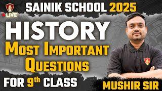 Sainik School SST Class | Sainik School Class 9 History | Sainik School Entrance Exam 2025