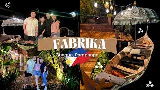 FABRIKA  || Where Bali Meets Kapampangan Cuisine  in the Heart of Pampanga!