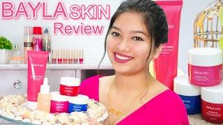 BAYLA SKIN products Review and Demo of ALL products | Get glowing bright skin | Catalytic Akanshya