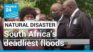 Death toll in South Africa's deadliest floods on record tops 300 • FRANCE 24 English