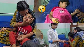 Aaru ko hospital me admit karna pada...|| get well soon bachha || #snappygirls #vlogs #therott