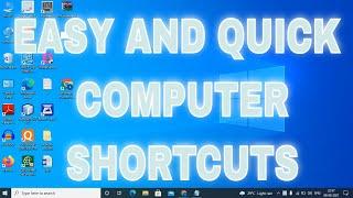 Easy Computer Shortcuts | Computer Shortcut keys