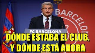 LAPORTA, POR AHORA, HA SACADO AL BARÇA DE LA MISERIA (OTRA VEZ) PARA VOLVER A HACERLO COMPETITIVO