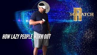 How Lazy People Workout (Thrill of The Fight on Oculus Quest 2) with Charles