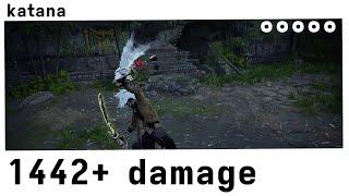 touch of death (5/5) katana combo - 1442 - naraka: bladepoint