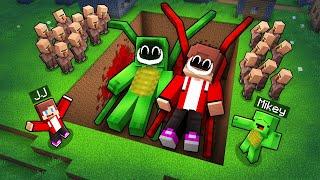 Mikey and JJ Found Scary Buried Spider Bodies In Minecraft (Maizen)
