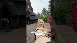 Norsk Folkemuseum Stave Church! #oslo #oslothingstodo #norway #norskfolkemuseum #norwayshorts