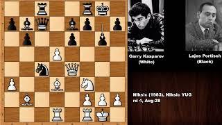 Garry Kasparov vs Lajos Portisch - Niksic (1983)