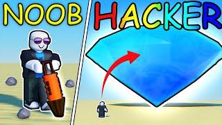 i went from NOOB to PRO in Roblox drill away...