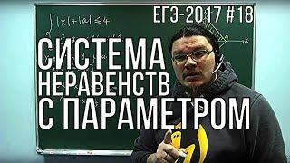  Система неравенств с параметром | ЕГЭ-2017. Задание 18. Математика. Профиль | Борис Трушин