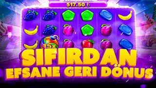 SWEET BONANZA SIFIRDAN EFSANE DÖNDÜK EFSANE KAZANÇ NELER KAZANDIK???#sweetbonanza #casino #slot