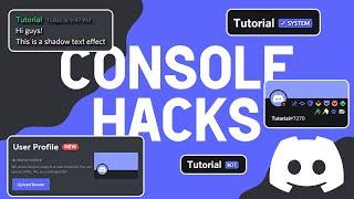 Top 8 BEST Discord FUN Console Hacks (2021)