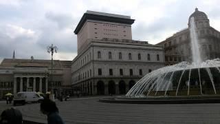 Genova Piazza De Ferrari. Генуя Площадь Феррари