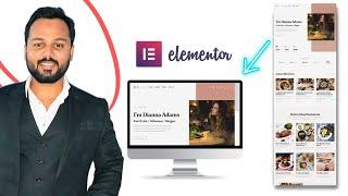 Portfolio Image Scroll in Elementor | Elementor Image Scroll Effect | Long Image Scroll in WordPress